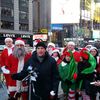 SantaCon 2014 Kicks Off With Times Square Press Conference On First Amendment Rights